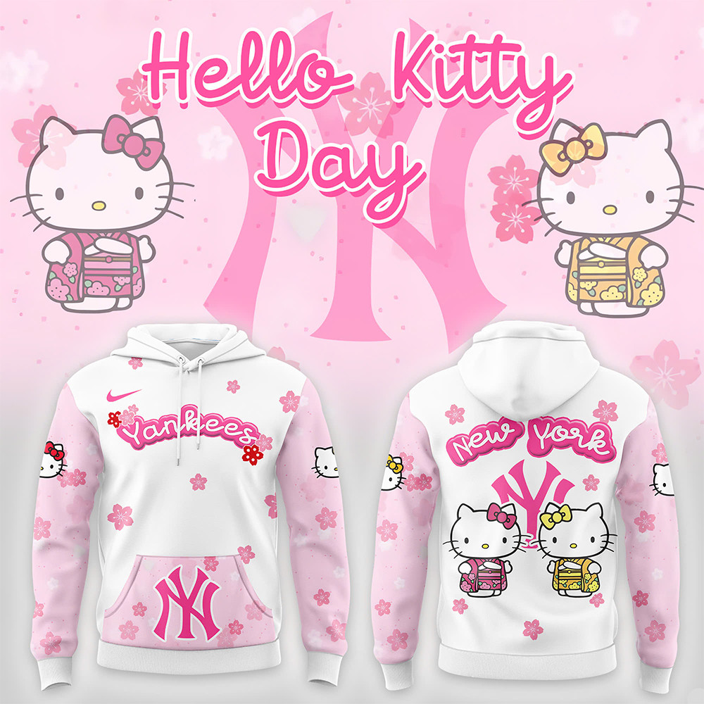 New York Yankees x Hello Kitty 2025 Hoodie Best