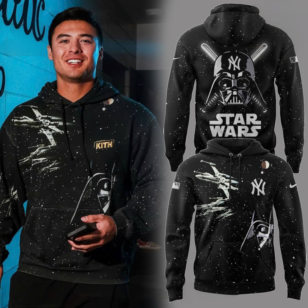 New York Yankees x Star Wars Night 2025 Galaxy Design Hoodie Baseball Player Gift Ideas