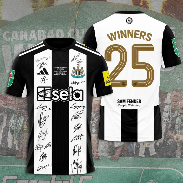 Newcastle United 2025 Carabao Cup Champions 3D Shirt Gifts For Husband Oregontrailrvpk Shirt