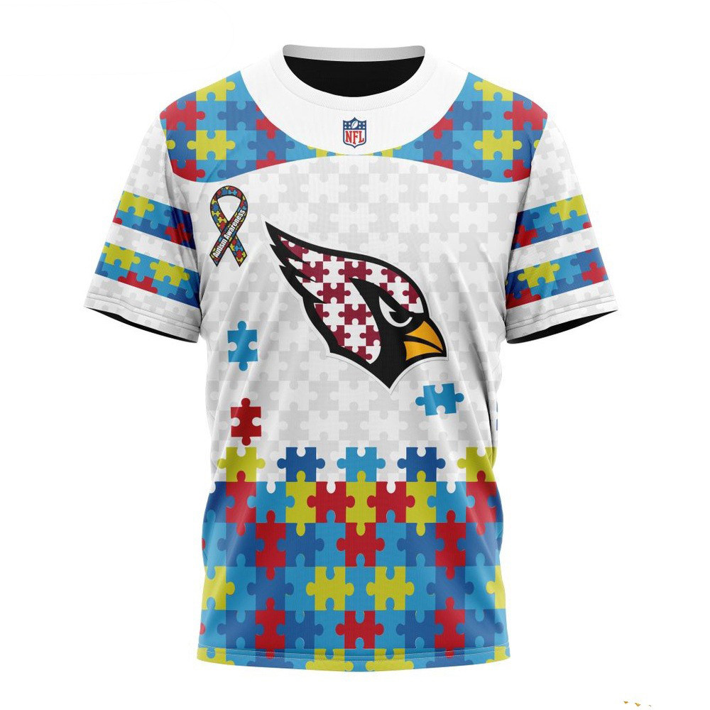 NFL Arizona Cardinals Shirtpecial Autism Awareness Design T-Shirt For Football Lovers Oregontrailrvpk Shirt