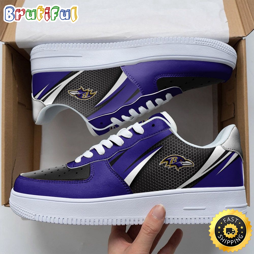 NFL Baltimore Ravens Air Force 1 Shoes Sleek AF1 Fashion