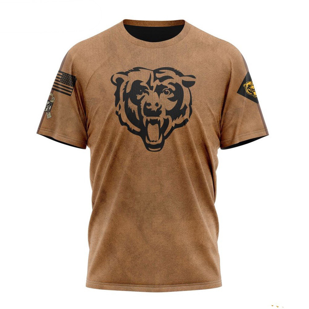 NFL Chicago Bears T-Shirtpecial Salute To Service For Veterans Day Shirt For Fans Oregontrailrvpk Shirt