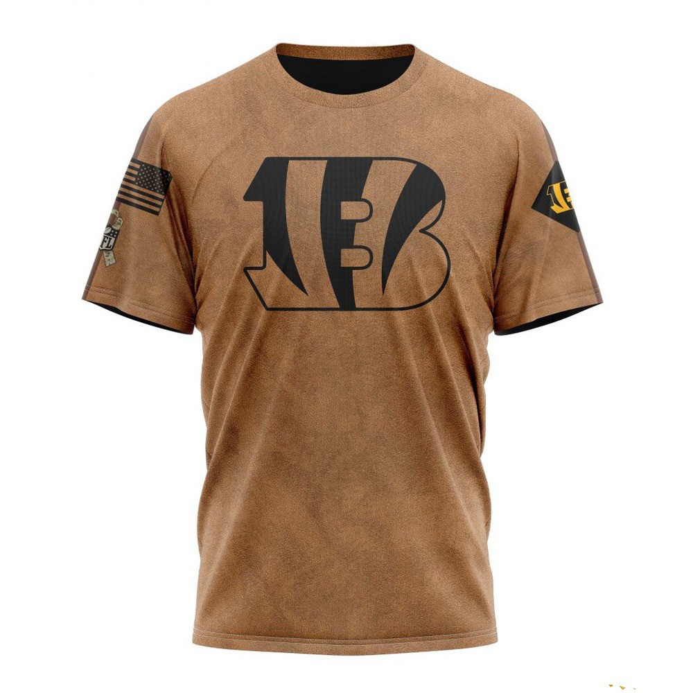 NFL Cincinnati Bengals T-Shirtpecial Salute To Service For Veterans Day T-Shirt Oregontrailrvpk Shirt