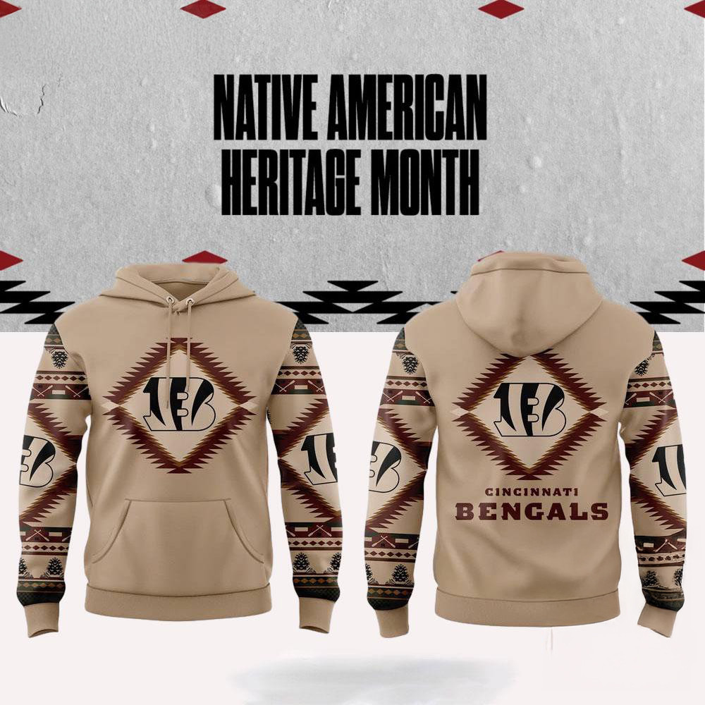 NFL Cincinnati Bengals x National Native American Heritage Month Hoodie