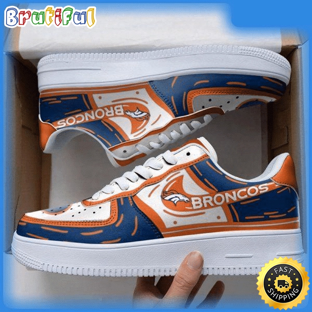 NFL Denver Broncos Air Force 1 Shoes Sneaker Trending For Fans