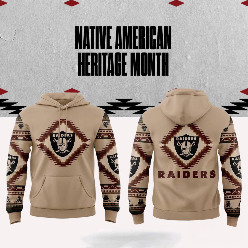 NFL Las Vegas Raiders x National Native American Heritage Month Hoodie