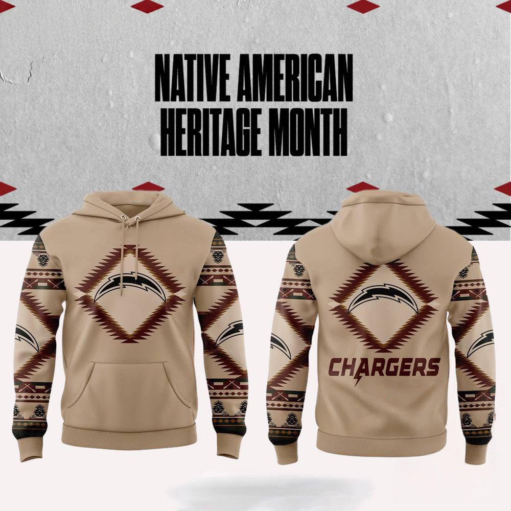 NFL Los Angeles Chargers x National Native American Heritage Month Hoodie