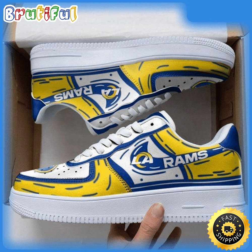NFL Los Angeles Rams Air Force 1 Shoes Sneaker Trending For Fans