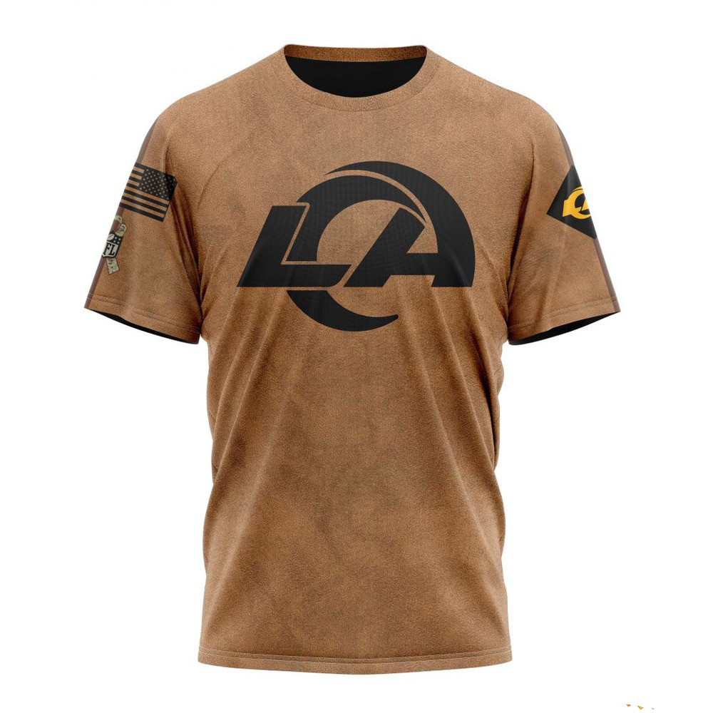 NFL Los Angeles Rams Salute To Service For Veterans Day T-Shirt Football Oregontrailrvpk Shirt