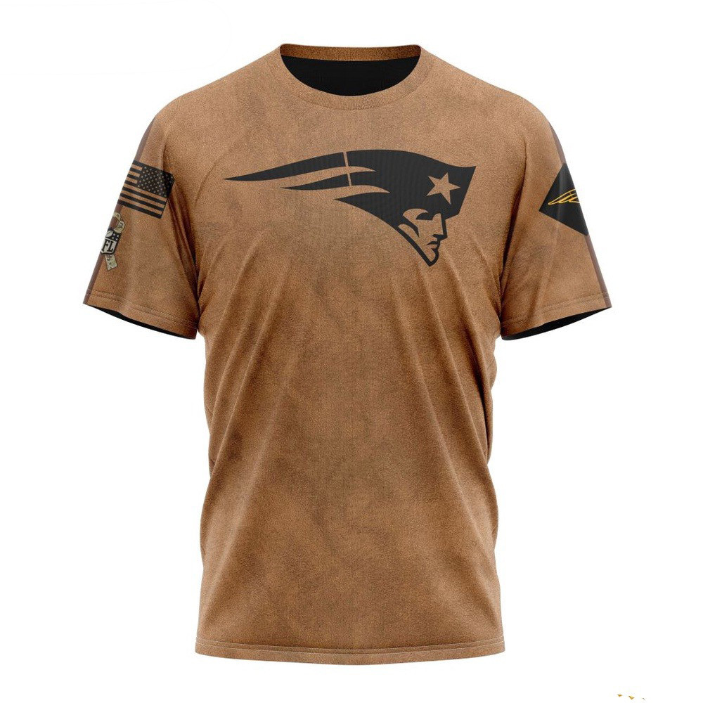 NFL New England Patriots Salute To Service For Veterans Day T-Shirt Football Lovers Gifts Oregontrailrvpk Shirt