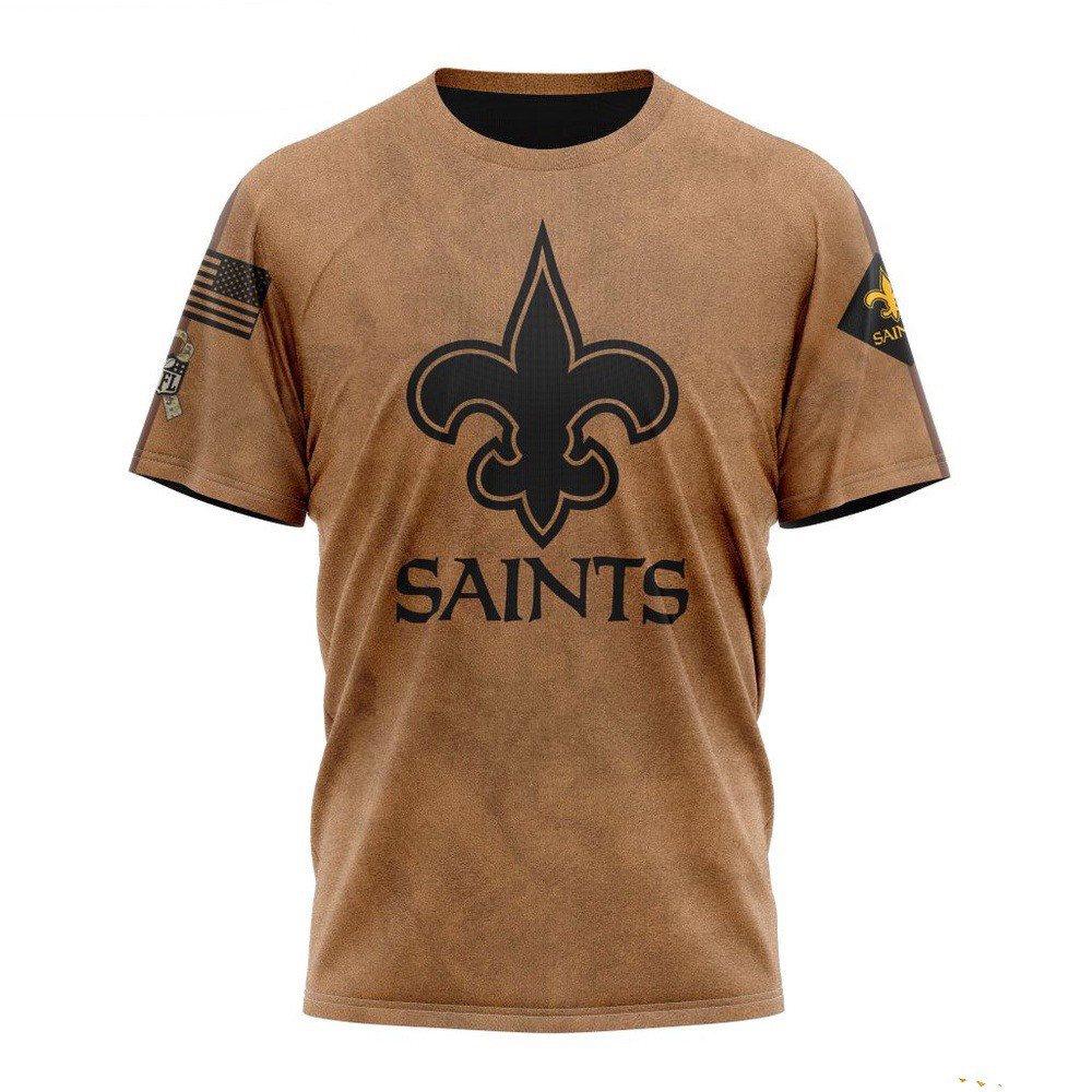 NFL New Orleans Saints Salute To Service For Veterans Day Shirt Unique Gifts For Football Lovers Oregontrailrvpk Shirt