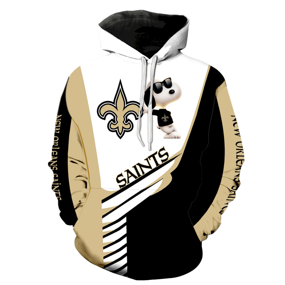 NFL New Orleans Saints Snoopy HoodieFor Football Lovers