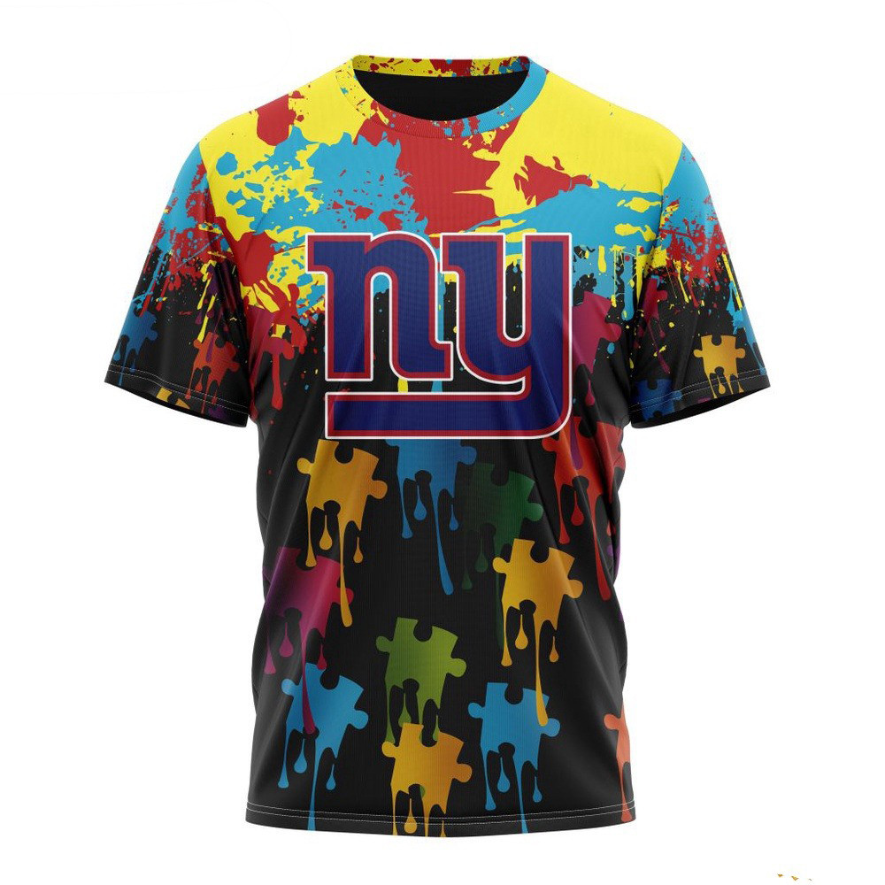 NFL New York Giants Autism Awareness Design Shirt Football Themed Gifts Oregontrailrvpk Shirt