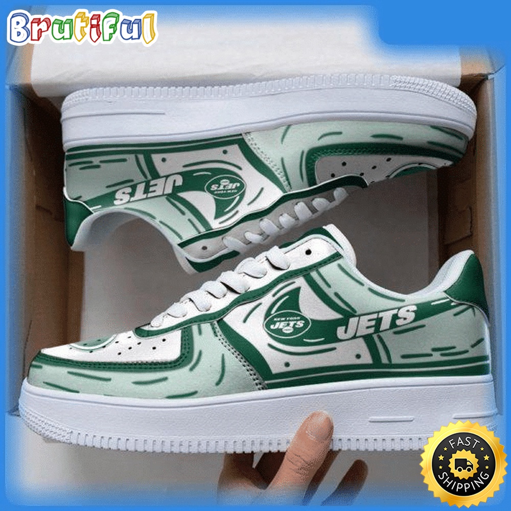 NFL New York Jets Air Force 1 Shoes Sneaker Trending For Fans