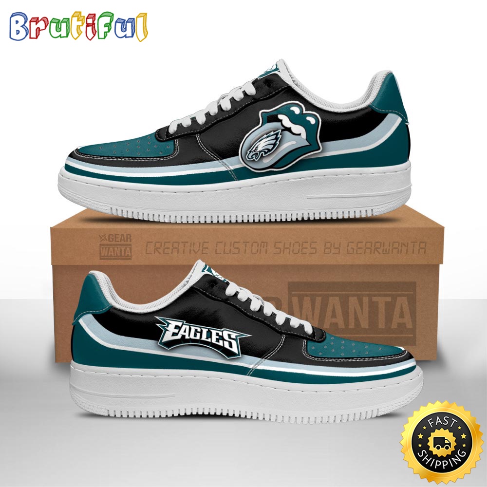 NFL Philadelphia Eagles Air Force 1 Shoes Sexy Lips For Fans