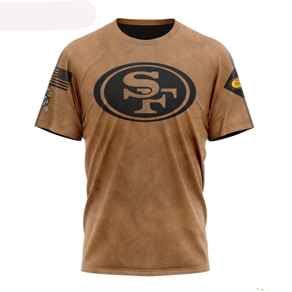 NFL San Francisco 49ers Salute To Service For Veterans Day Shirt Football Gifts Oregontrailrvpk Shirt