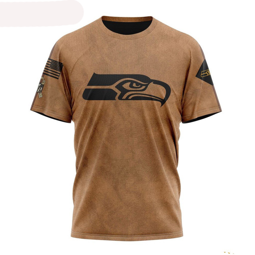 NFL Seattle Seahawks Salute To Service For Veterans Day T-Shirt Presents For Football Lovers Oregontrailrvpk Shirt