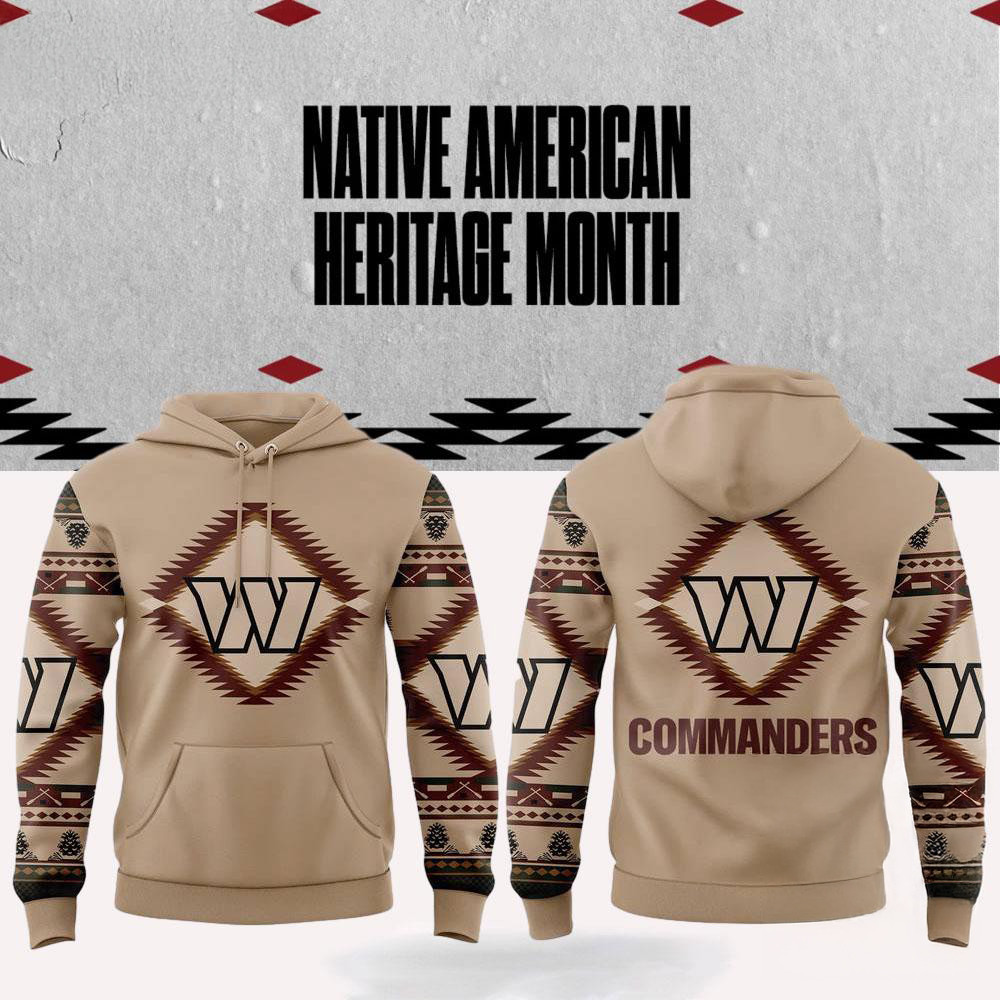 NFL Washington Commanders x National Native American Heritage Month Hoodie Gifts