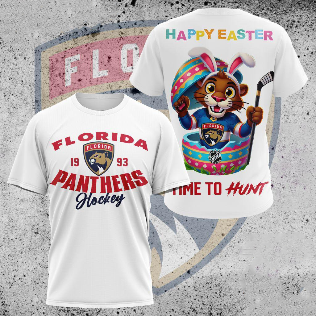 NHL Florida Panthers Hockey Team Mascot Design Happy Easter Day Shirt Gift Ideas For Hockey Fans Oregontrailrvpk Shirt