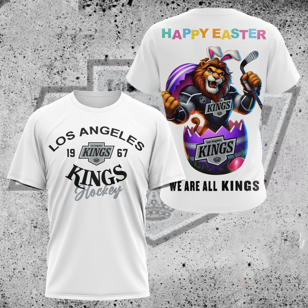 NHL Los Angeles Kings Hockey Team Mascot Design Happy Easter Day Shirt Gifts For Hockey Lovers Oregontrailrvpk Shirt