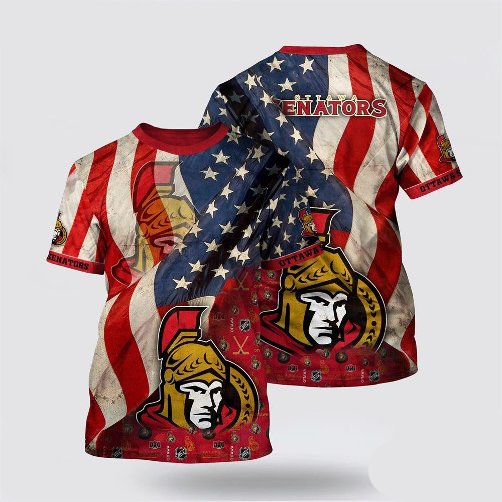 NHL New York Islanders American Flag Pattern Summer T-Shirt Presents For Hockey Fans Oregontrailrvpk Shirt
