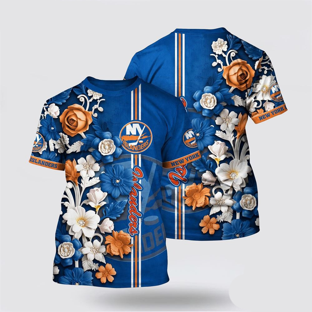 NHL New York Islanders Forest Motif Car Traveling Summer T-Shirt Presents For Hockey Fans Oregontrailrvpk Shirt