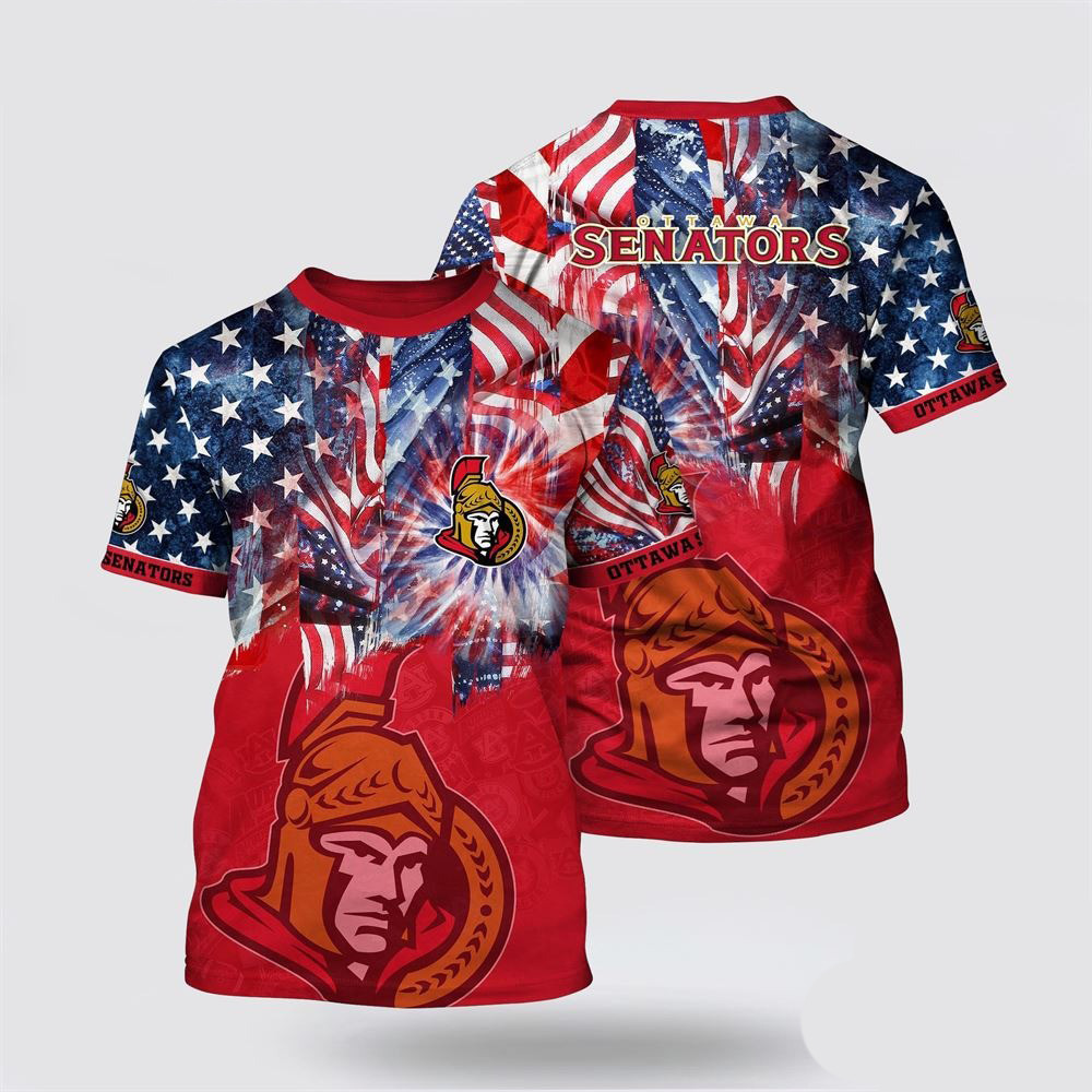 NHL New York Islanders Independence Day Pattern Summer T-Shirt Ice Hockey Oregontrailrvpk Shirt