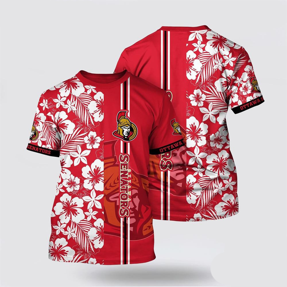NHL New York Islanders Tropical Apricot Blossom Pattern Summer T-Shirt For Hockey Fan Oregontrailrvpk Shirt