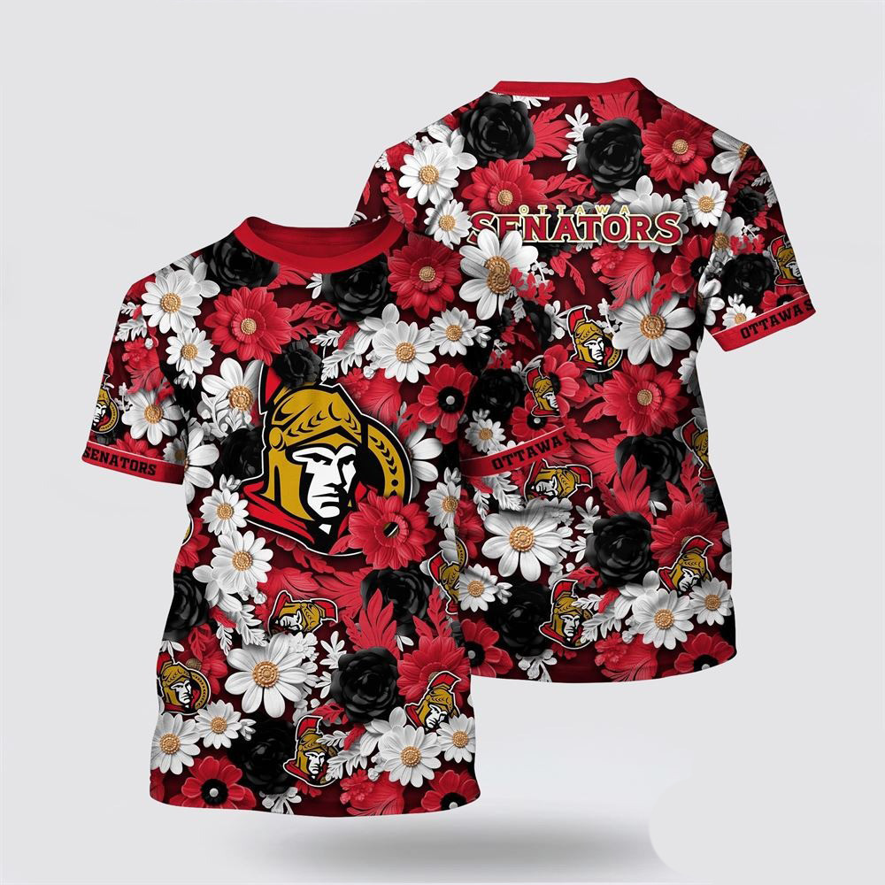 NHL New York Islanders Tropical Begonia Flower Pattern Summer T-Shirt For Hockey Lovers Oregontrailrvpk Shirt