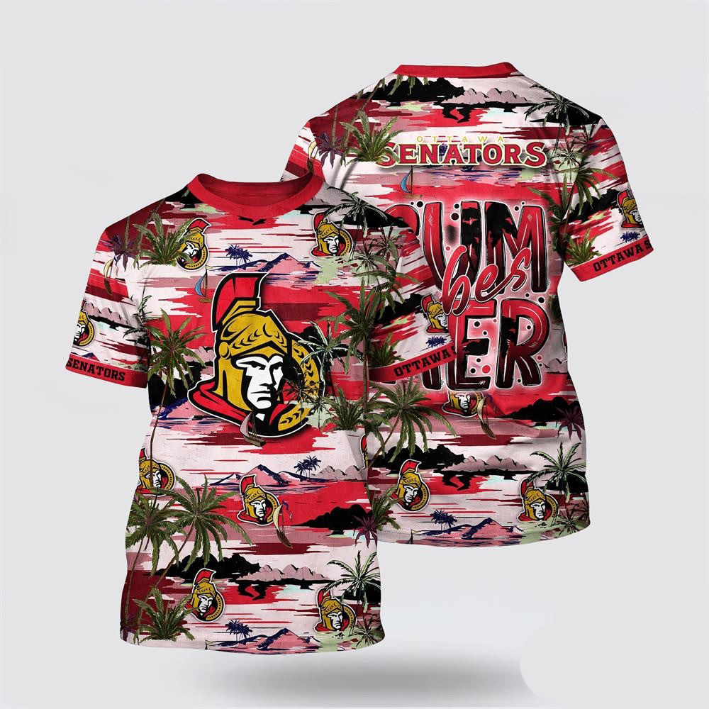 NHL New York Islanders Tropical Desert Island Motif Summer T-Shirt Gift Ideas For Hockey Lovers Oregontrailrvpk Shirt