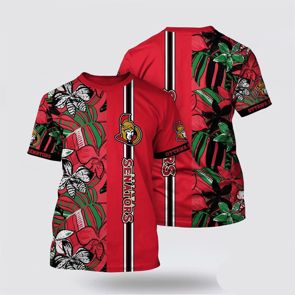 NHL New York Islanders Tropical Forest Floral Pattern Summer T-Shirt Presents For Hockey Lovers Oregontrailrvpk Shirt