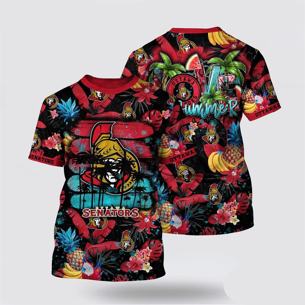 NHL New York Islanders Tropical Fruits Summer T-Shirt Great Gifts For Hockey Fans Oregontrailrvpk Shirt