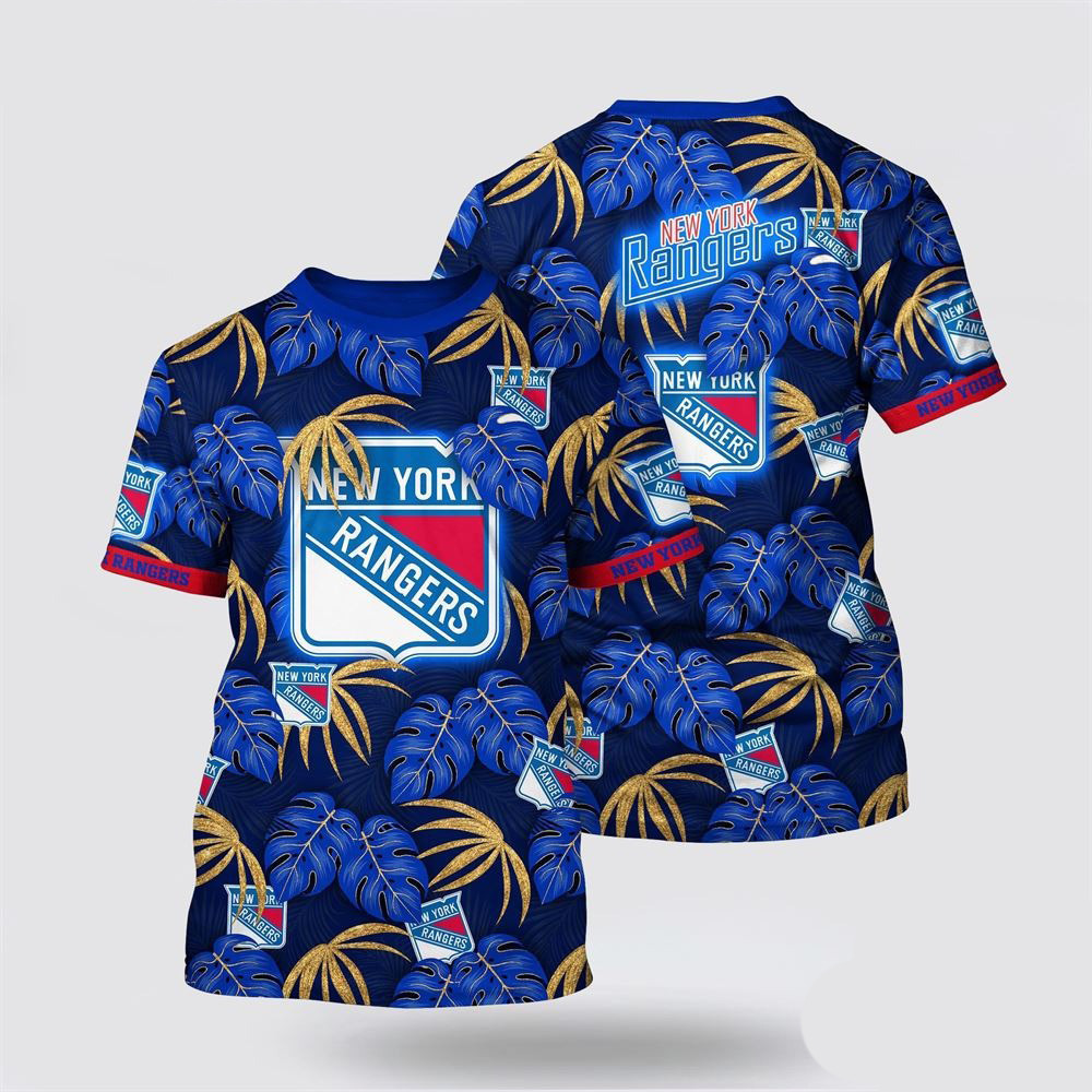 NHL New York Islanders Tropical Motifs Summer T-Shirt For Hockey Enthusiasts Oregontrailrvpk Shirt