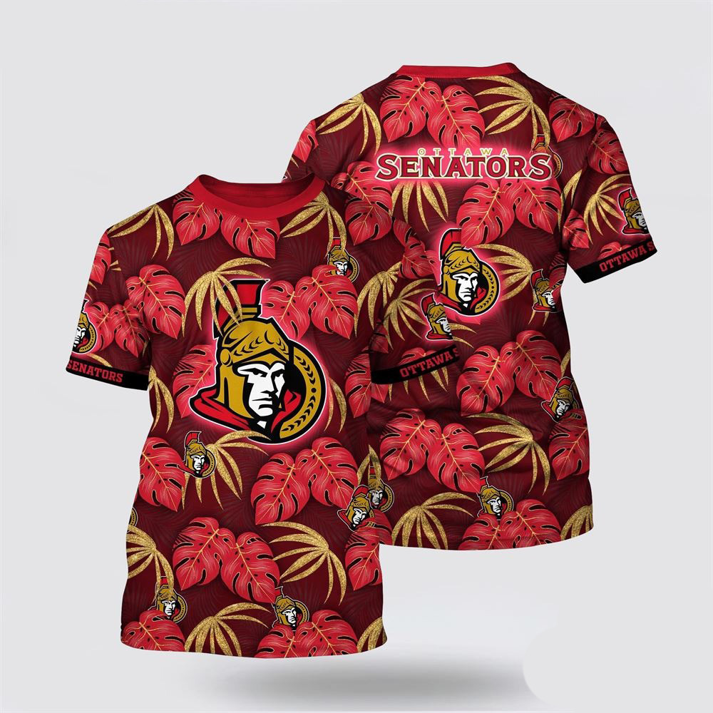 NHL New York Islanders Tropical Motifs Summer T-Shirt NHL Oregontrailrvpk Shirt