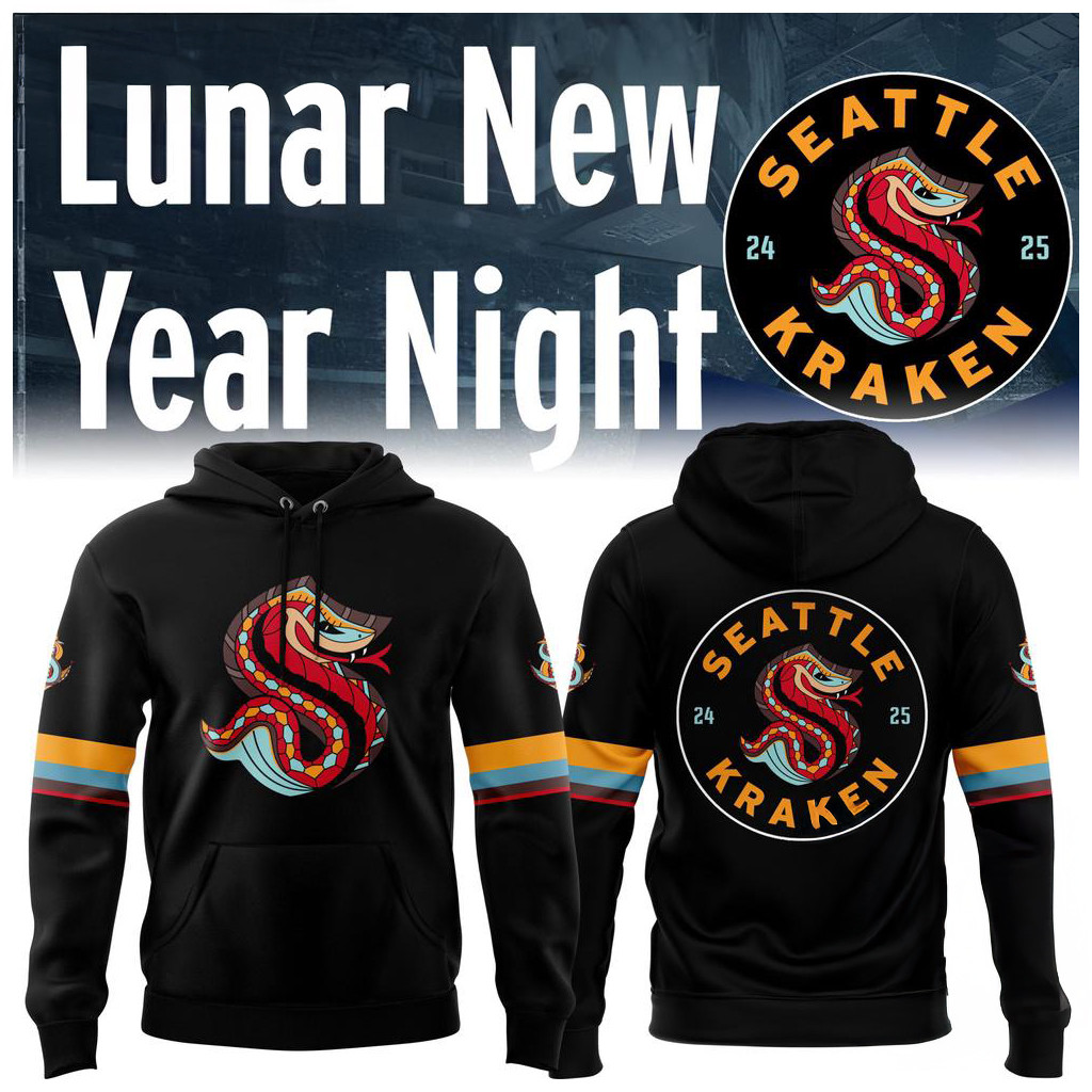 NHL Seattle Kraken Lunar New Year Night 2025 Hoodie