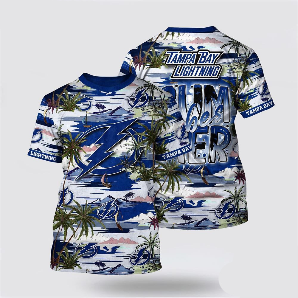 NHL Tampa Bay Lightning Tropical Desert Island Motif Summer Shirt Gifts For Hockey Fan Oregontrailrvpk Shirt