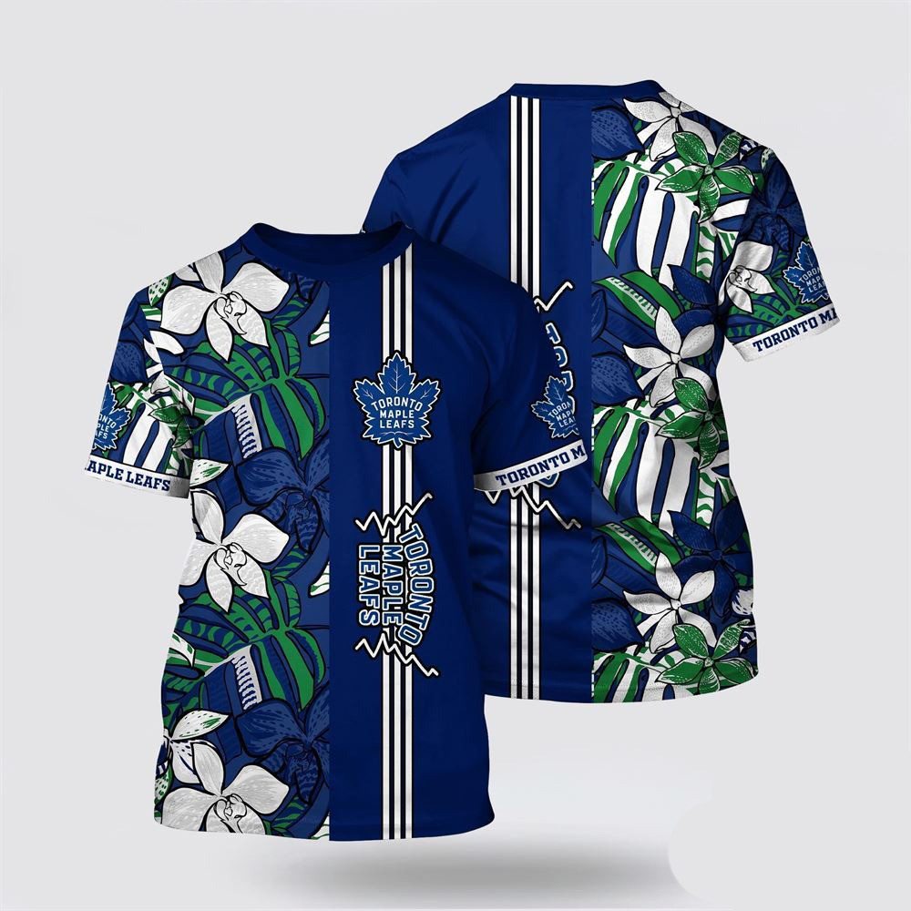 NHL Toronto Maple Leafs Tropical Forest Floral Pattern Summer Shirt Unique Gifts For Hockey Fans Oregontrailrvpk Shirt
