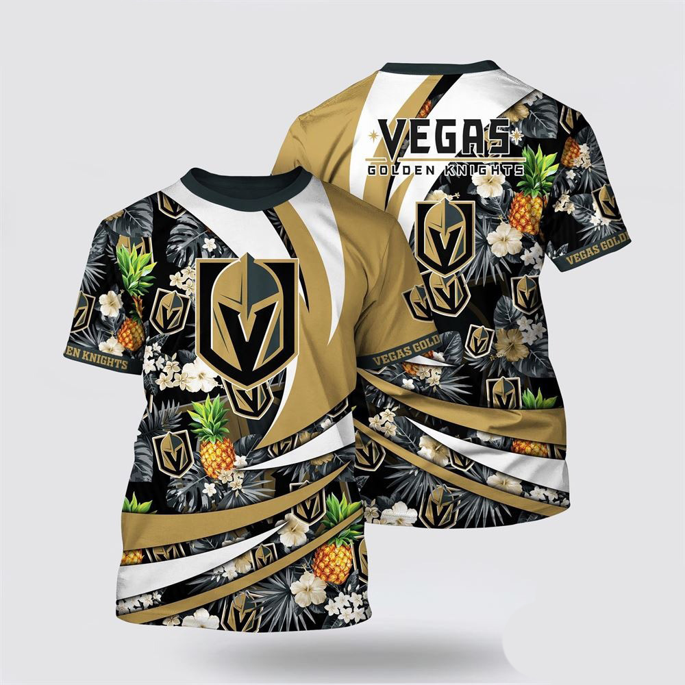 NHL Vegas Golden Knights Tropical Pineapple Summer Shirt Gifts For Hockey Enthusiasts Oregontrailrvpk Shirt