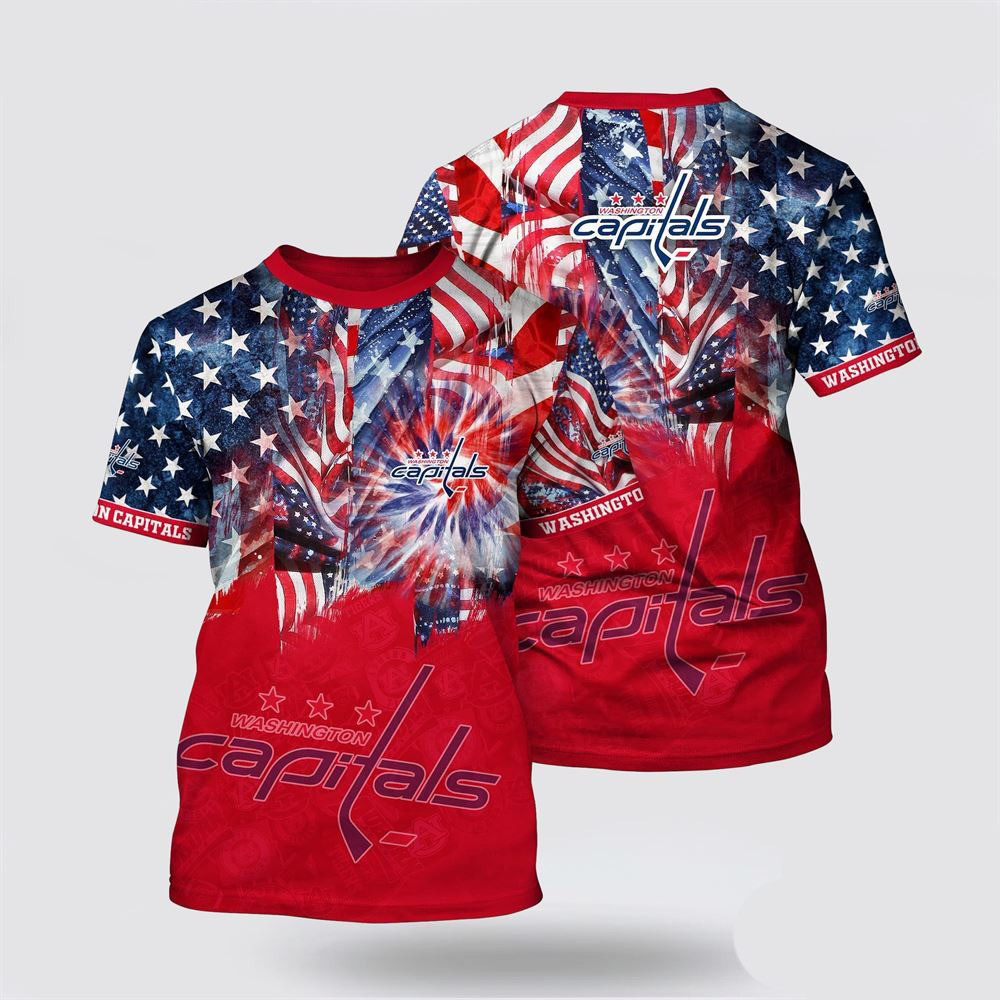 NHL Washington Capitals American Independence Day Pattern Summer Shirt Gifts For Dudes Oregontrailrvpk Shirt