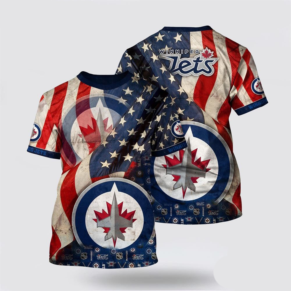 NHL Winnipeg Jets Tropical Apricot Blossom Pattern Summer Shirt Presents For Hockey Lovers Oregontrailrvpk Shirt