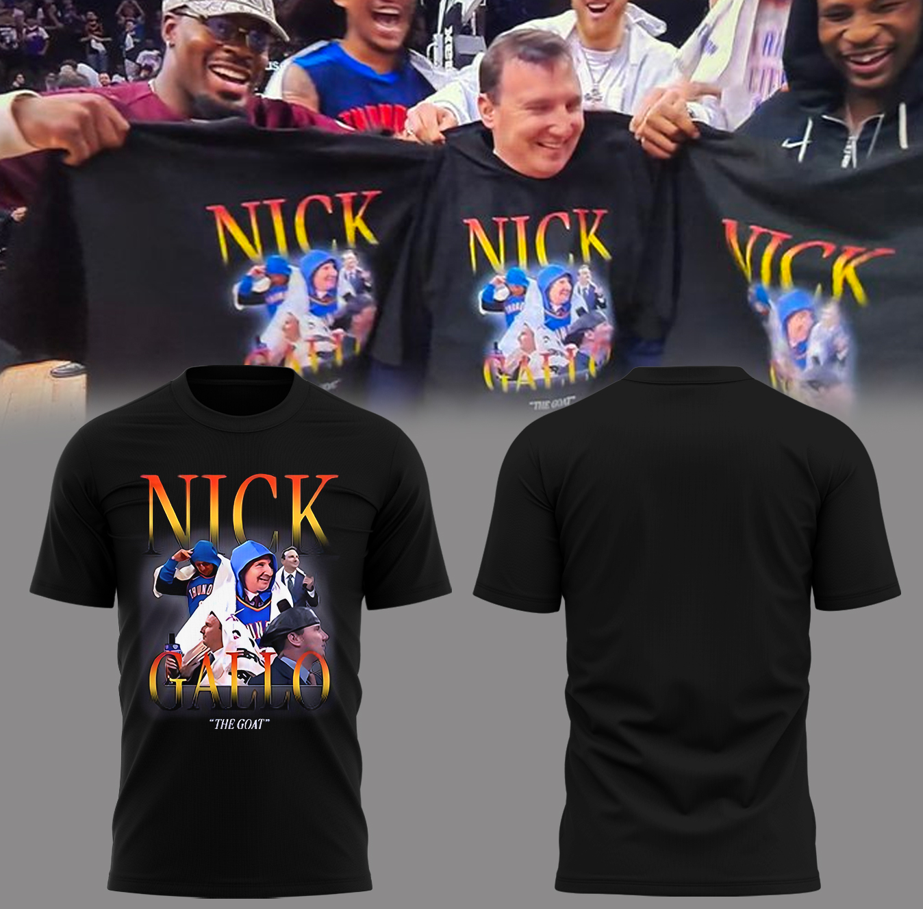 Nick Gallo The Goat T-Shirt Best Gifts For Basketball Lovers Oregontrailrvpk Shirt