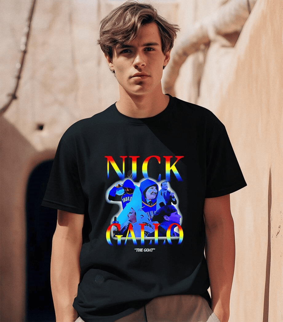 Nick Gallo The Goat T-Shirt For Best Friends Oregontrailrvpk Shirt