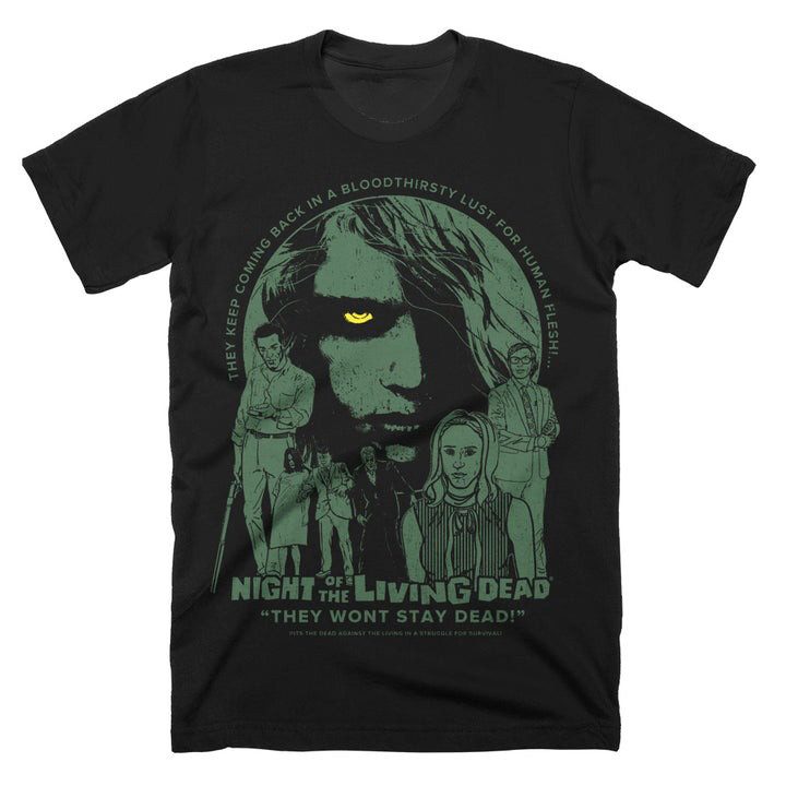 Night Of The Living Dead Against Living T-Shirt For The Horror Movie Fan Oregontrailrvpk Shirt