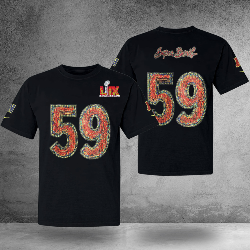 Nike Black Super Bowl LIX T-Shirt Presents For Football Fans Oregontrailrvpk Shirt