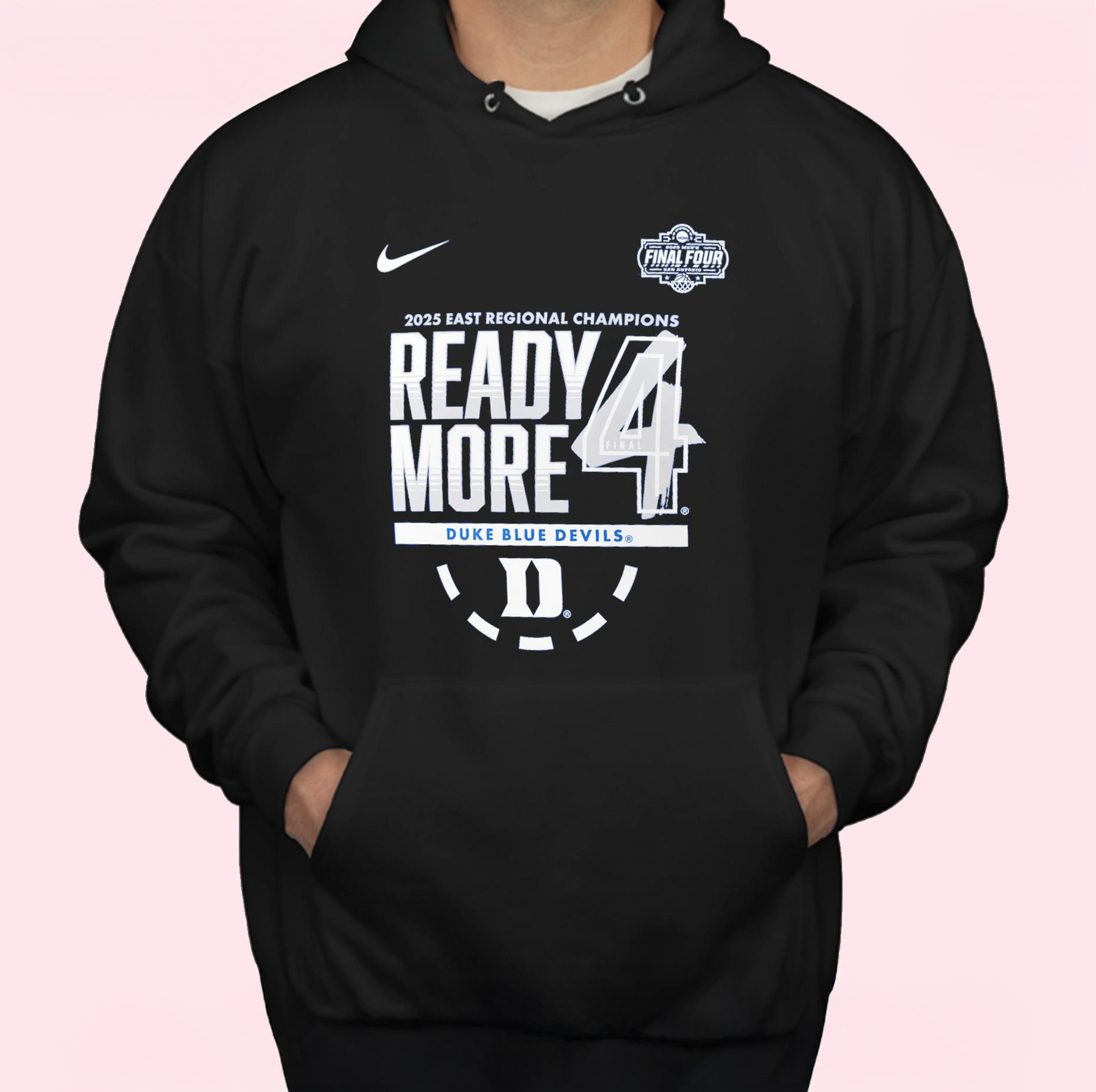 Nike Duke Blue Devils Ready More Final Four 2025 NCAA Men's Basketball Hoodie