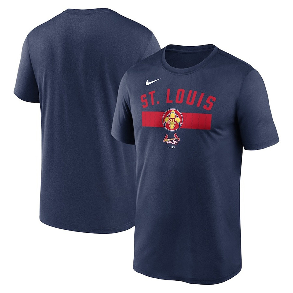 Nike Navy 2024 St Louis Cardinals City Connect Legend T-Shirt Best Oregontrailrvpk Shirt