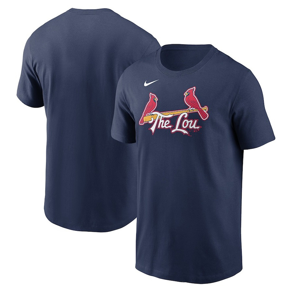 Nike Navy 2024 St Louis Cardinals City Connect Wordmark T-Shirt Oregontrailrvpk Shirt