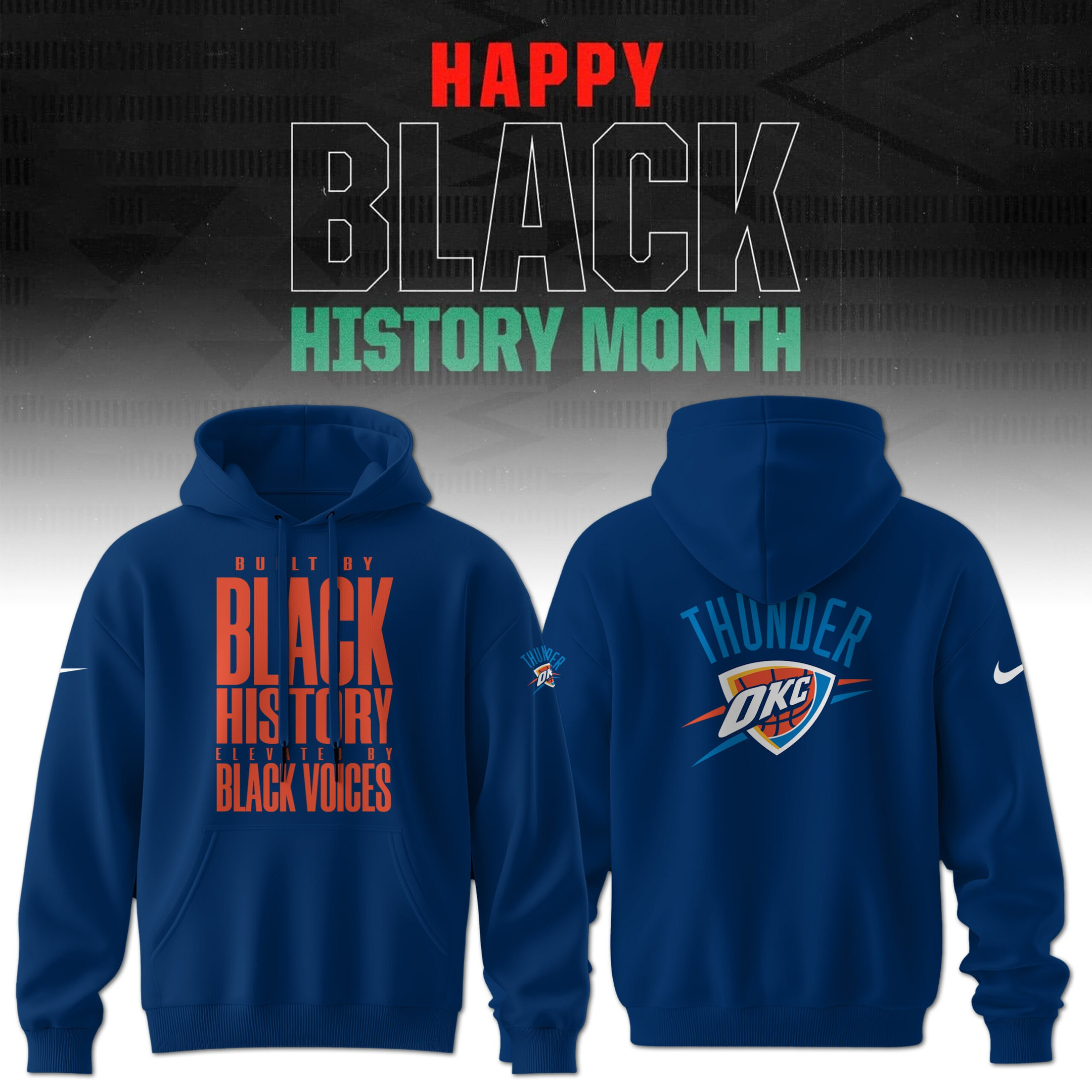 Nike Oklahoma City Thunder Club x Black History Collection Hoodie