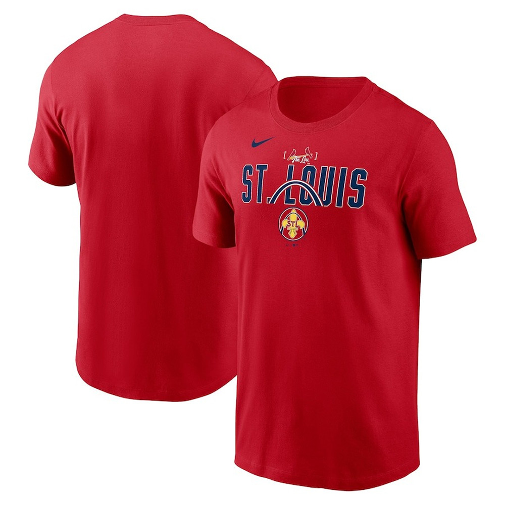 Nike Red St Louis Cardinals 2024 City Connect T-Shirt Baseball Lover Gift Ideas Oregontrailrvpk Shirt