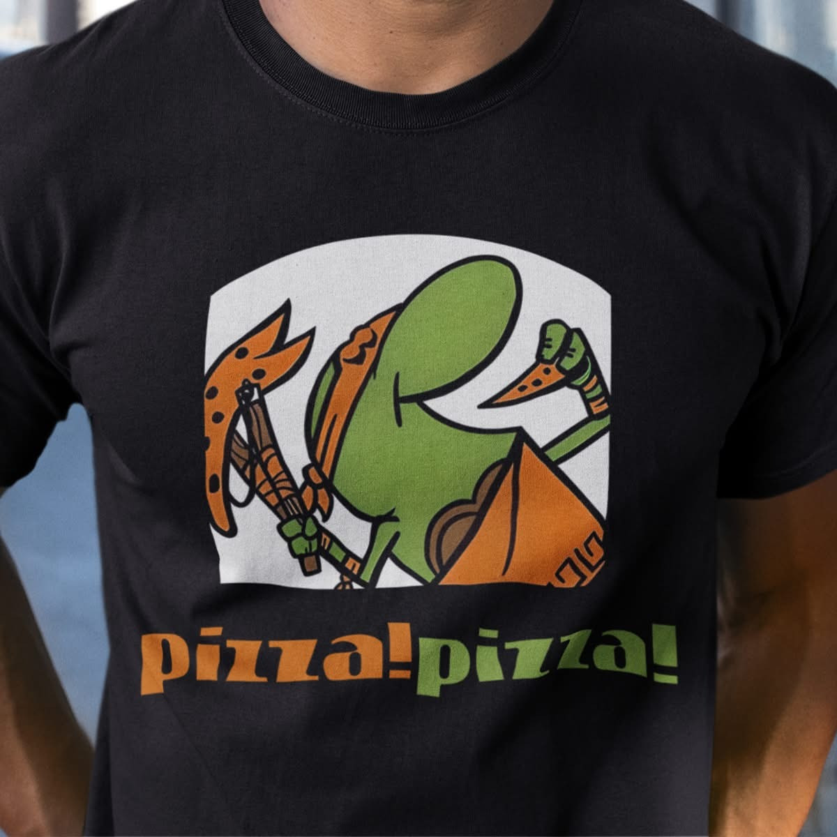Ninja Turtles Powered Pizza T-Shirt Funny Tee Gifts For Pizza Lovers Oregontrailrvpk Shirt